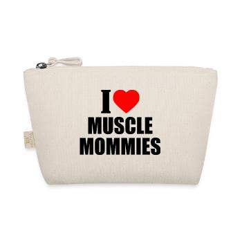 I love muscle mommies - Bio-Täschchen - Natur - Vorne