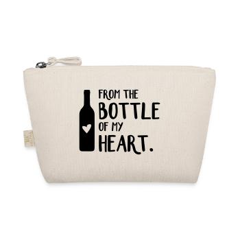 De la bouteille de mon cœur | L’amour du vin - Trousse biologique - nature - Devant