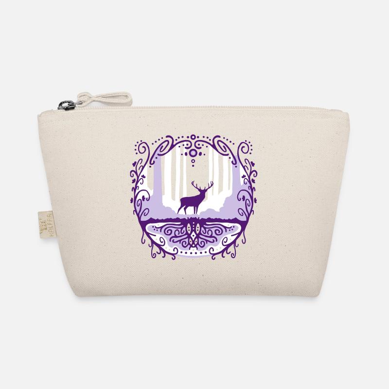 Hirsch im Wald Bio-Täschchen