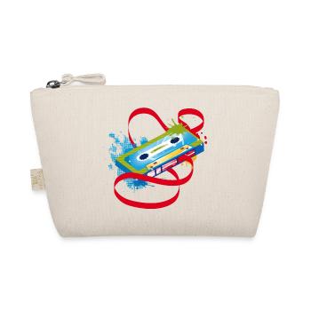 Music cassette graffiti - Organic Pouch - nature - Front