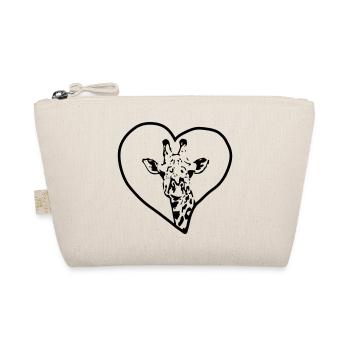 Girafe & Coeur - Trousse biologique - nature - Devant