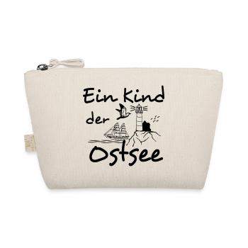 Ostsee Shirt , Fun Shirt Ein Kind der Ostsee (25) - Bio-Täschchen - Natur - Vorne