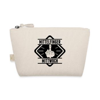 Middle finger Wednesday - Organic Pouch - nature - Front