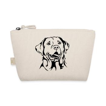LABRADOR Retriever dogs dog Wilsigns Labbi - Organic Pouch - nature - Front