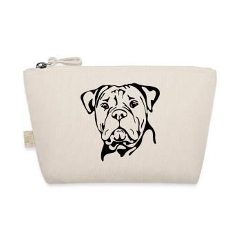 OLD ENGLISH BULLDOG OEB Wilsigns Hunde - Bio-Täschchen - Natur - Vorne