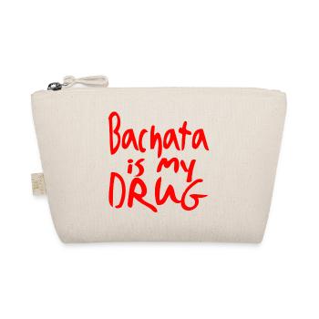 Bachata est mon rouge drogue - Danse Shirts - Trousse biologique - nature - Devant