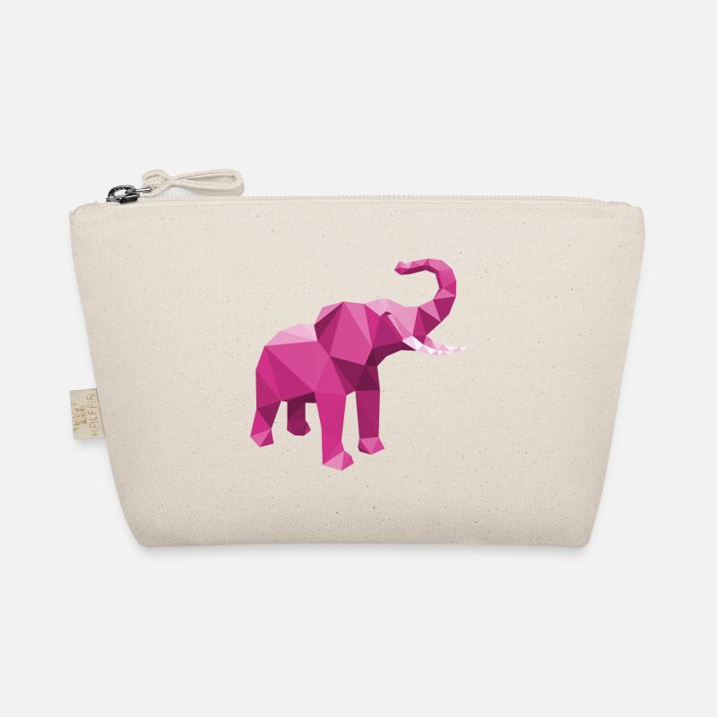 Rose éléphant avec effet LowPoly élégant Trousse biologique