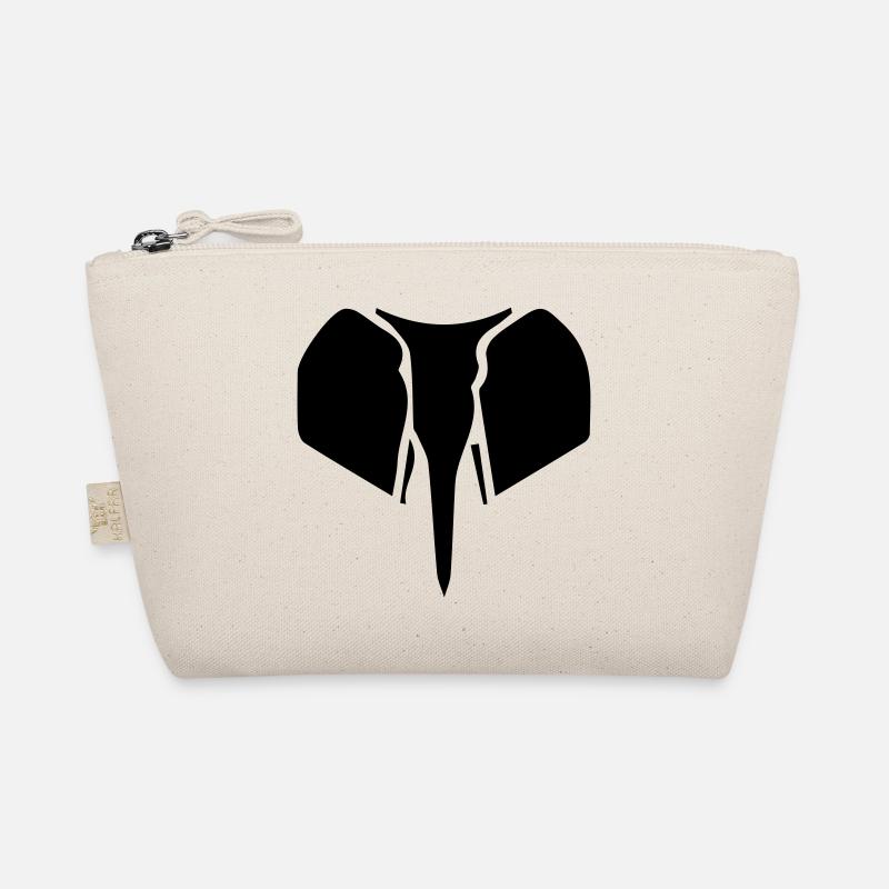 Elephant silhouette Organic Pouch