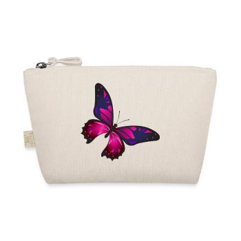 Butterfly Illustration Purple - Organic Pouch - nature - Front