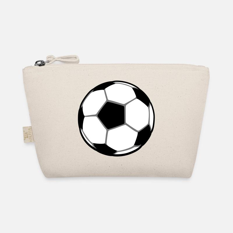 Fußball - Bio-Täschchen - Natur