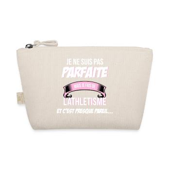 l athletisme cadeau humour - Trousse biologique - nature - Devant