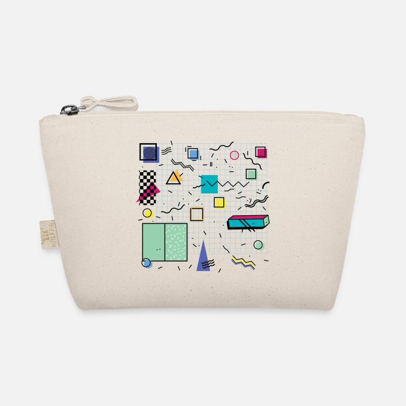 Eldram's Eighties Abstract 01 Organic Pouch