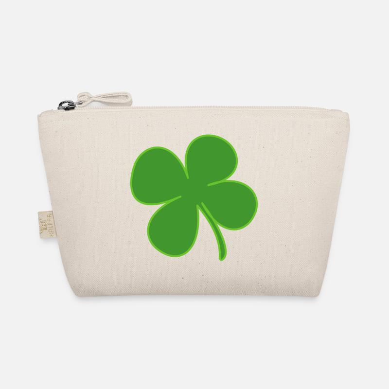 shamrock lucky shamrock luck four leaf clover21 Organic Pouch