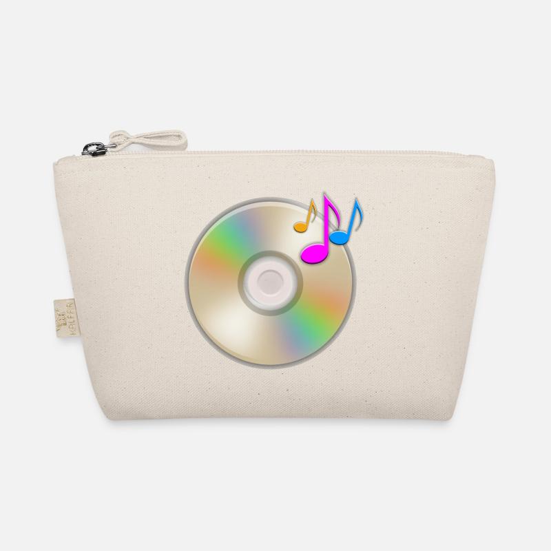 Music CD floating notes Organic Pouch