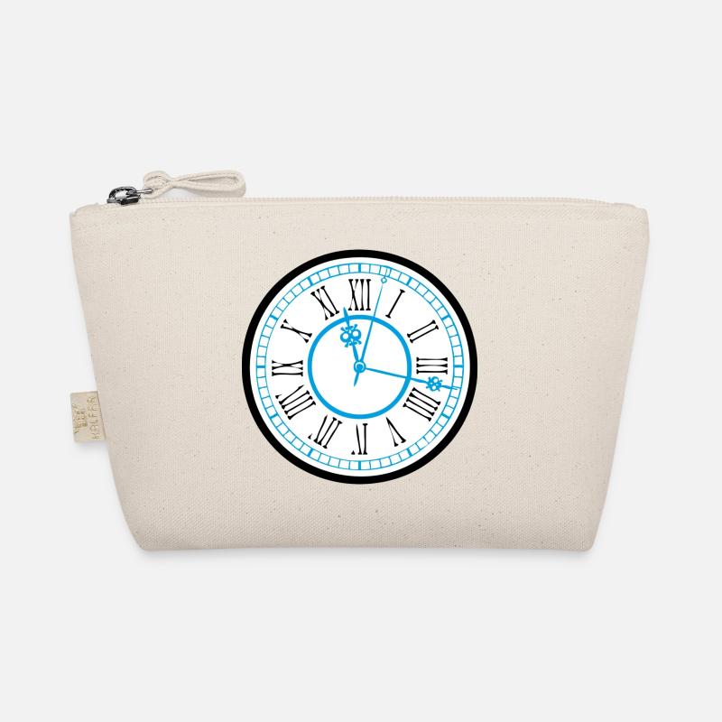 clock time clock time hourglass hourglass33 Organic Pouch