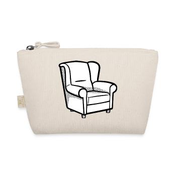 sofa couch chair table chair table lamp lamp lamp benc - Organic Pouch - nature - Front