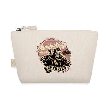 Rockabilly Rebel Gasoline Bandit Greaser Biker - Bio-Täschchen - Natur - Vorne