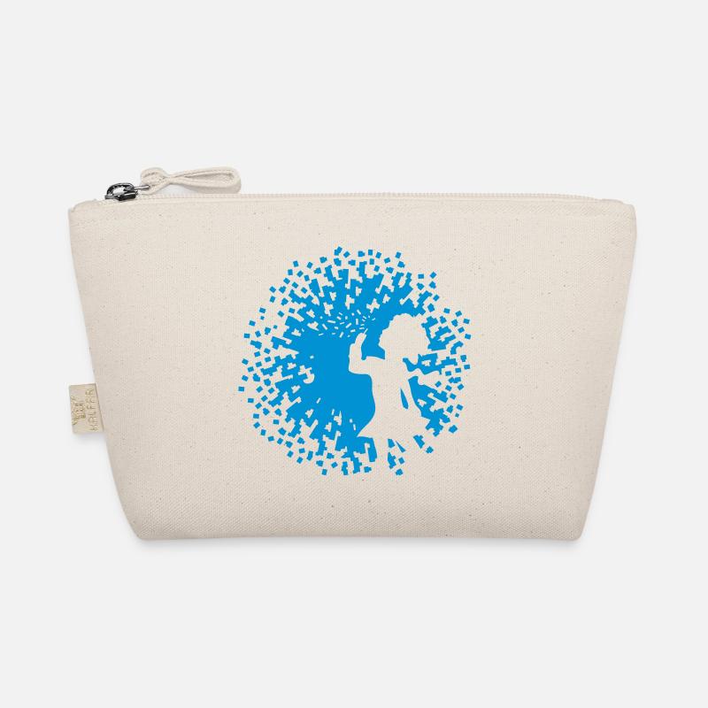 Mädchen mit Pusteblume Bio-Täschchen