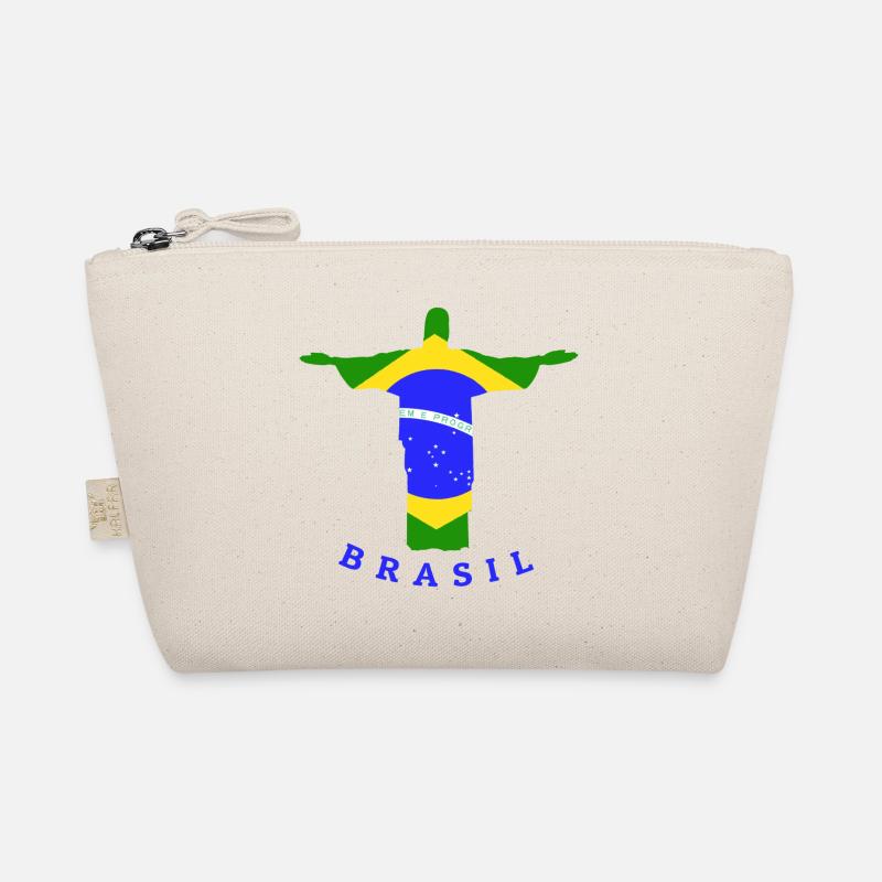 Brasil Flag Statue Bio-Täschchen