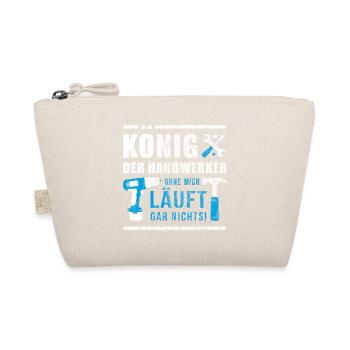 King of the artisans | Craft construction site gift - Organic Pouch - nature - Front