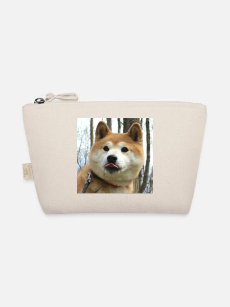 Doge Hundemotiv Geschenkidee - Bio-Täschchen - Natur