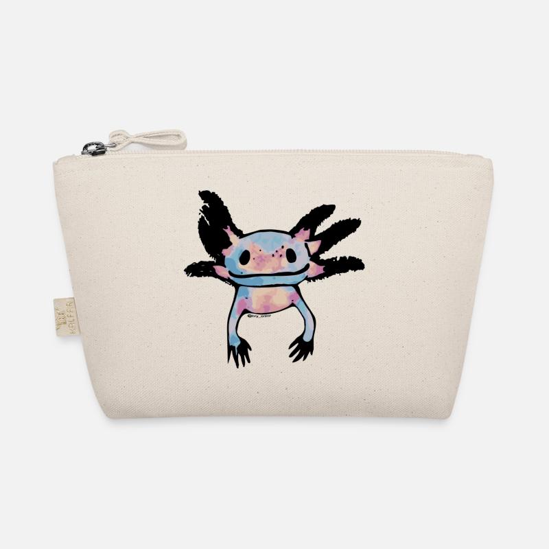 Axolotl - Bio-Täschchen - Natur