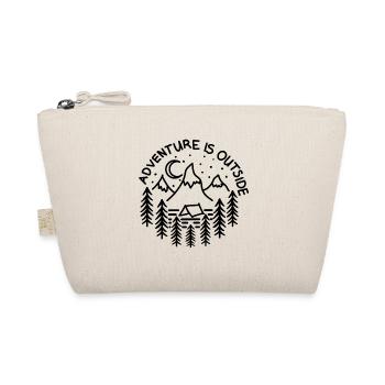 Adventure is outside - Organic Pouch - nature - Front