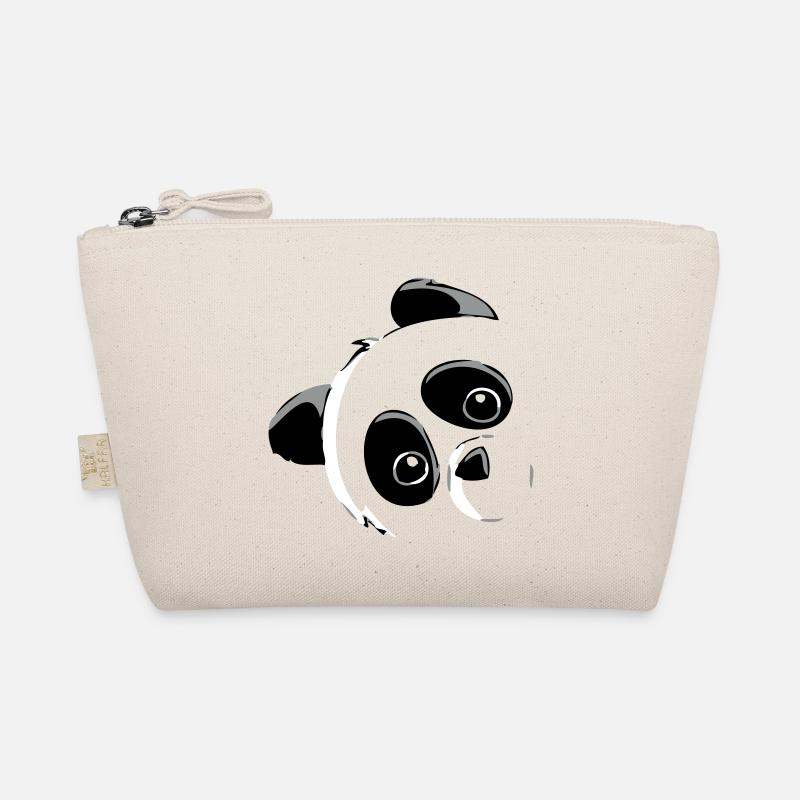 Panda Kopf Bio-Täschchen