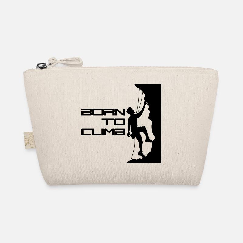 text born to climb born steep wall climber k Organic Pouch