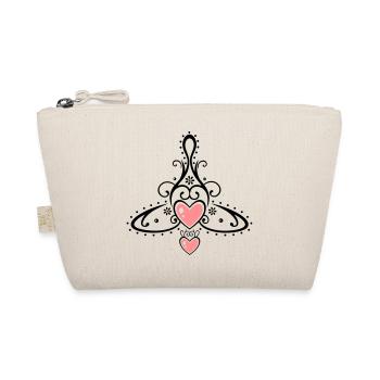Celtic symbol, mother with two children. - Organic Pouch - nature - Front