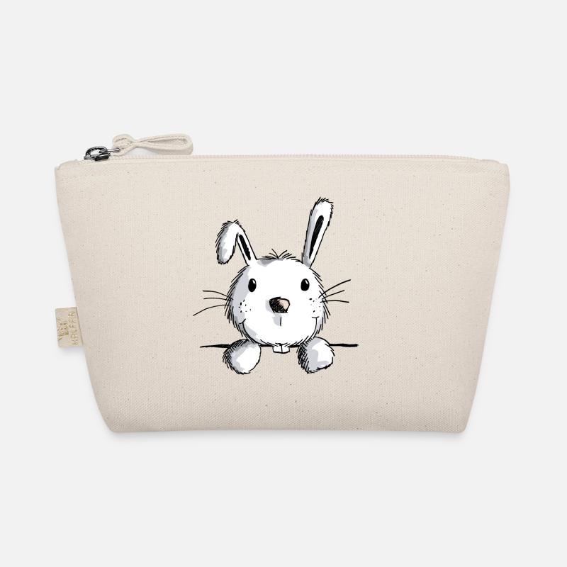 Neugieriger Hase - Hasen - Kaninchen - Karnickel - Bio-Täschchen - Natur