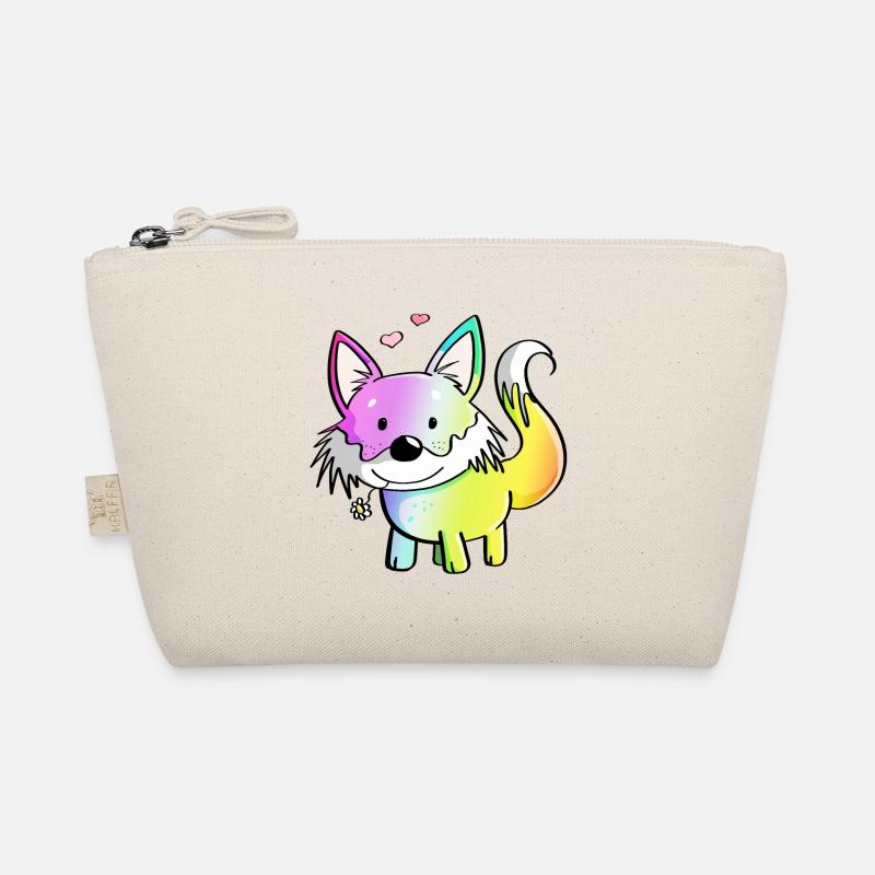 Fox rainbow - foxes - red fox - predator Organic Pouch