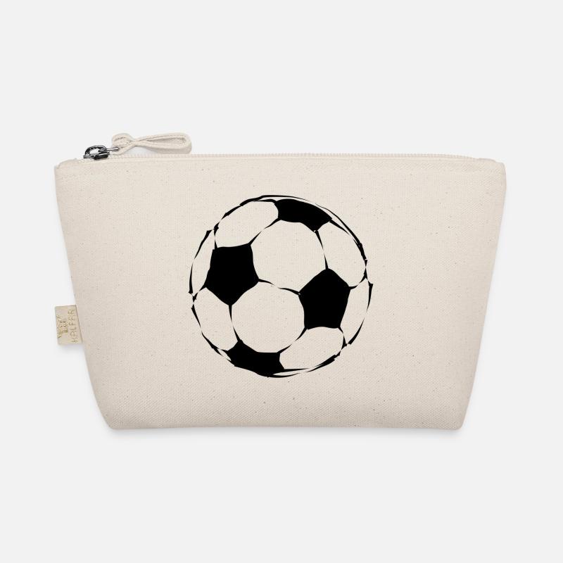 Fußball - Bio-Täschchen - Natur