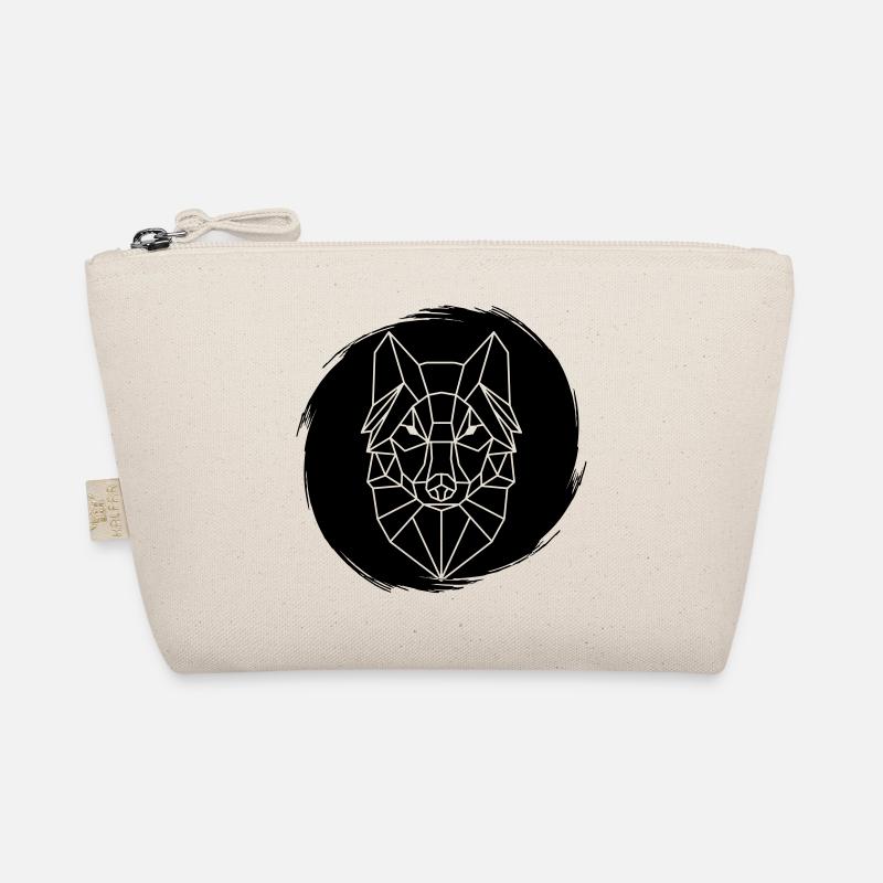 Wolf Grunge Bio-Täschchen