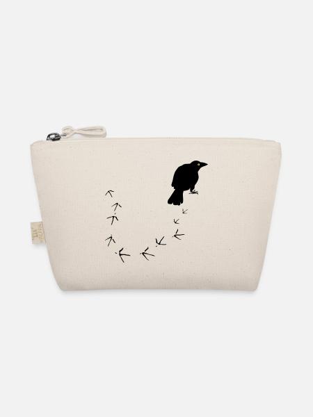 Crow - Organic Pouch - nature - Front