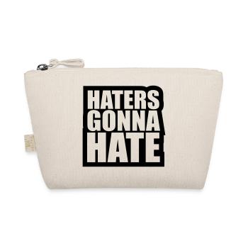 rahmen kontur cool haters gonna hate logo zeichen - Bio-Täschchen - Natur - Vorne