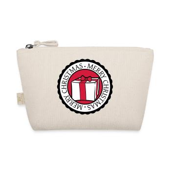 circle round stamp nicholas christmas design coo - Organic Pouch - nature - Front
