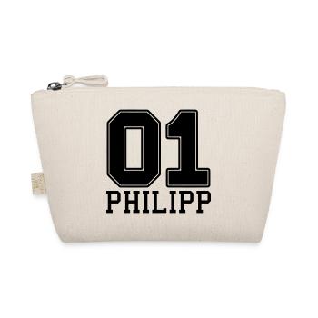 Philipp Name Vorname - Bio-Täschchen - Natur - Vorne
