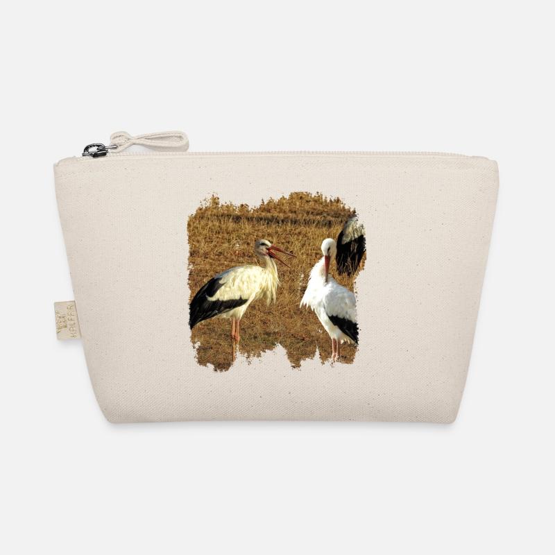 Master Adebar and Mrs. Adebar are storks Organic Pouch