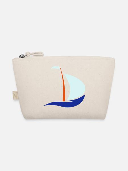 sailboat - Organic Pouch - nature - Front