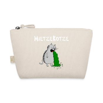 einfach zum Kotzen findet das die MietzeKotze - Bio-Täschchen - Natur - Vorne