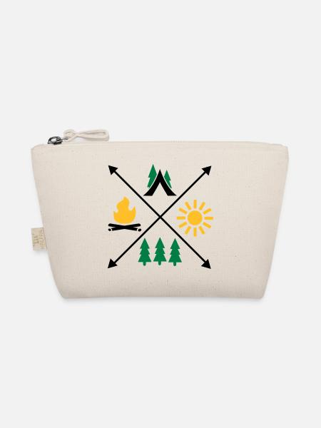 Camping - Bio-Täschchen - Natur - Vorne