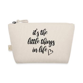 it's the little things in life partnerlook baby - Bio-Täschchen - Natur - Vorne