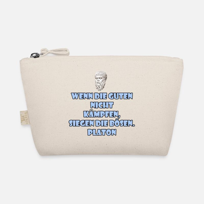 Philosophy about victory and fight Organic Pouch