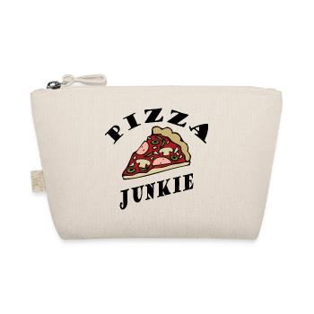 Pizza accro Junkie manger cadeau italien - Trousse biologique - nature - Devant