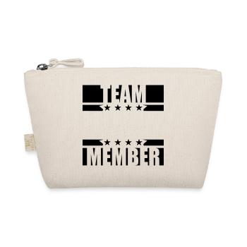 member team crew friends party celebrate member ver - Organic Pouch - nature - Front