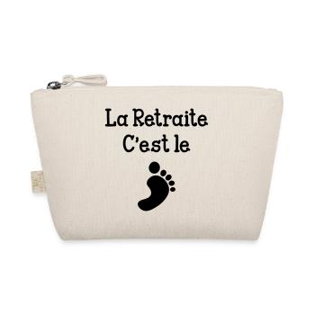 La Retraite c'est le pied ! - Trousse biologique - nature - Devant