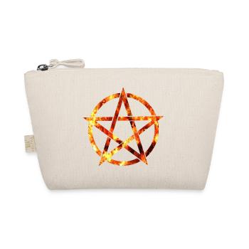 pentagram from flames - Organic Pouch - nature - Front