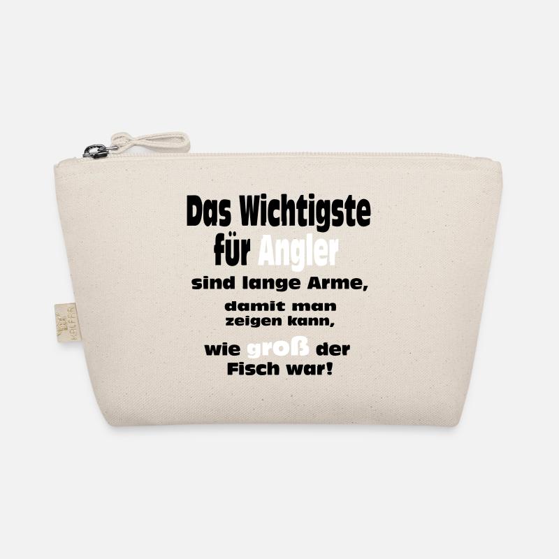 Das wichtigste für Angler sind lange Arme ... Bio-Täschchen