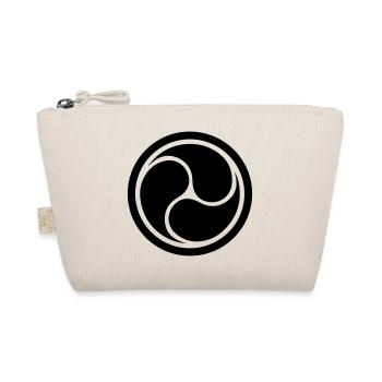 Triple Yin Yang Gankyil Tibet Japan Zen Buddhismus - Bio-Täschchen - Natur - Vorne